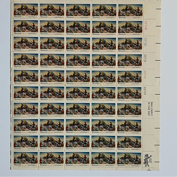 U.S. Postal Service Other - Missouri Stamps 1821 - 1971 US SCOTT 1426 Full Sheet Of 50 8 Cent MNH Vintage